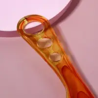 Расчёска, 22×5 см, цвет «янтарный»