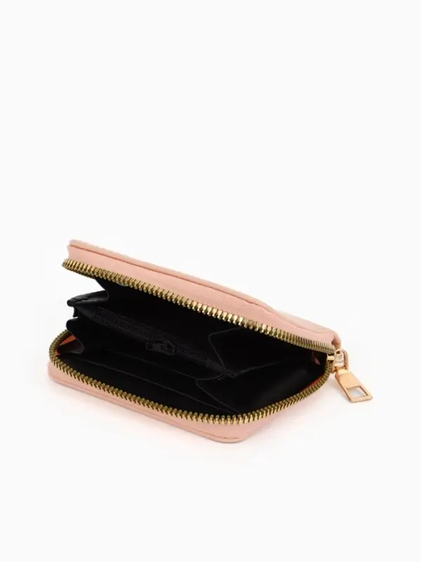 Кошелёк на молнии &laquo;Выбражулька&raquo;, 8.5&times;2.5&times;10.5 см, с принтом, оранжевый