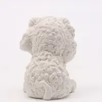 Фигурка декоративная &laquo;Барашек сидит&raquo;, неокрашенная, 7&times;5&times;5 см, белая
