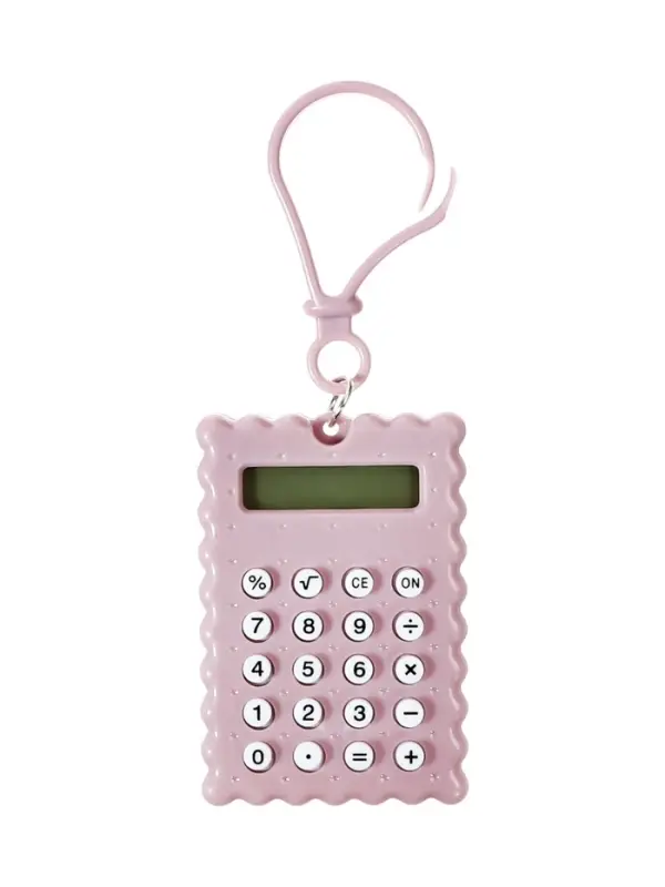 Калькулятор - брелок &laquo;Печенье&raquo; 8-разрядный, МИКС