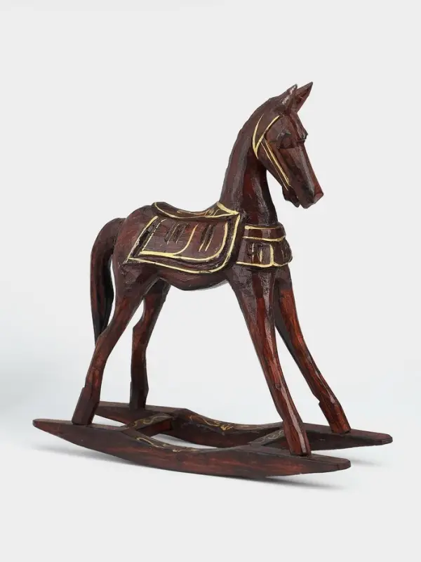 Сувенир интерьерный &laquo;Лошадка-качалка&raquo;, 29&times;9&times;31 см, дерево, коричневый