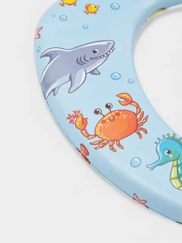 Сиденье для унитаза детское 29х27,5х5 см Сиденье для унитаза детское 29х27,5х5 см "Морские жители"