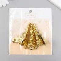 Уголок (ножка) для шкатулки "Фигурная" 6,2х4 см С-023