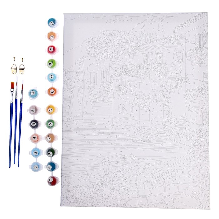 Картина по номерам на холсте с подрамником «Пейзаж», 30х40 см Картина по номерам на холсте с подрамником «Пейзаж», 30х40 см