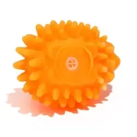 Игрушка пищащая &laquo;Ёжик&raquo; мини для собак, 5 см, оранжевая