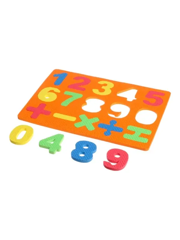 Коврик-пазл &laquo;Яркие цифры&raquo;, цвета МИКС
