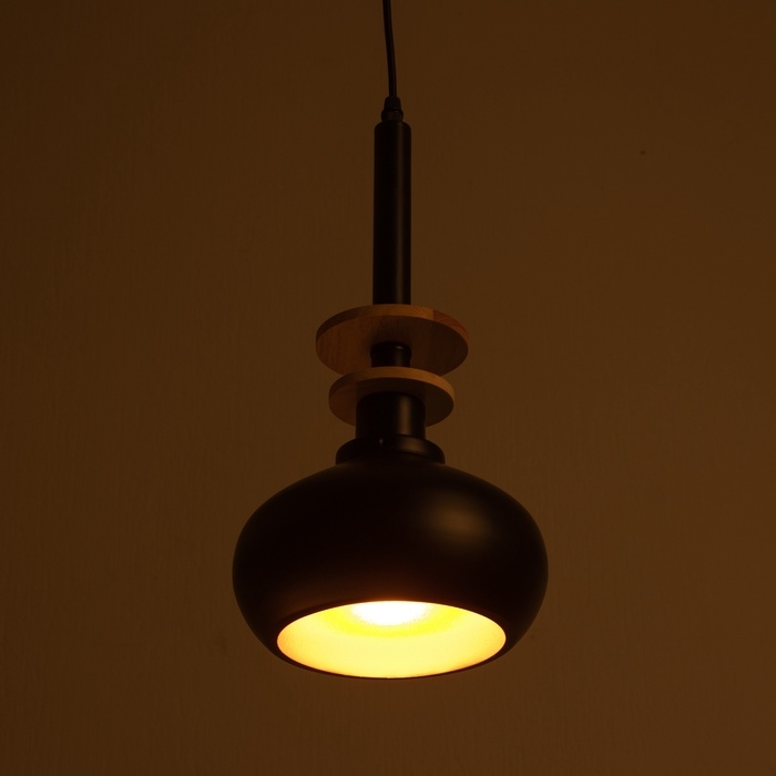 Светильник Светильник "Клинт" 1х40Вт Е27 черный бронза 20х20х38(138)см