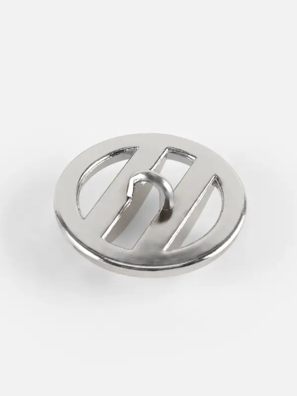 Пуговица на ножке, d=28 мм, цвет никель