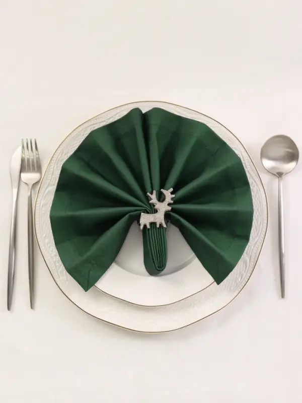 Кольцо для салфеток &laquo;Оленёнок&raquo;, 5&times;4&times;5 см, алюминий