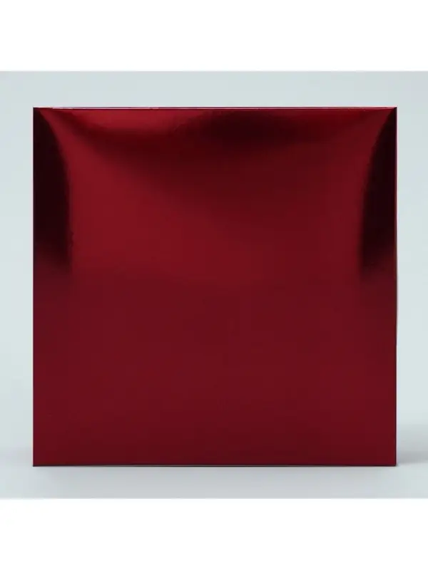 Коробка для конфет, кондитерская упаковка, 9 ячеек, &laquo;Бордовая&raquo;, 14.7&times;14.7&times;3.5 см