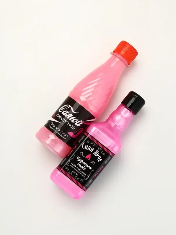 Набор Набор "Коктейль для душа и души", гель для душа во флаконе виски женский и кола,2х250 мл