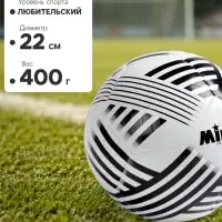 Футбольный мяч MINSA, машинная сшивка, 32 панели, р. 5, TPU