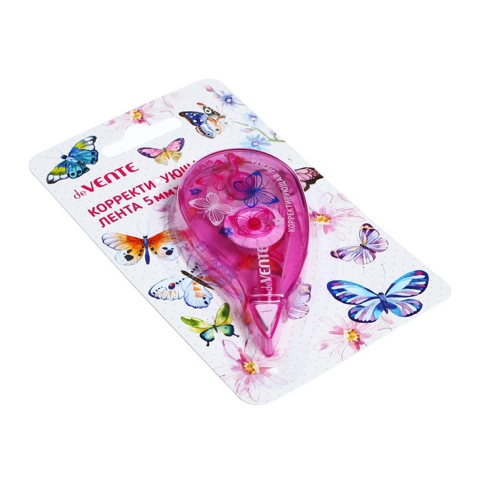 Корректирующая лента deVENTE Football, 5мм х 6 метров, аппликатор, блистер