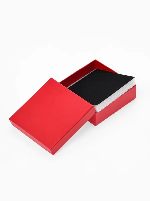 Коробочка подарочная под набор &laquo;Минимал&raquo;, 9&times;9 см, (полезная часть 8.5&times;8.5 см), красная