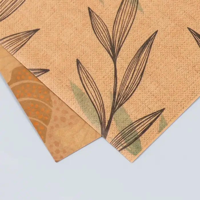 Бумага для скрапбукинга двусторонняя крафт Бумага для скрапбукинга двусторонняя крафт "Флора" плотность 180 гр 30,5х32 см