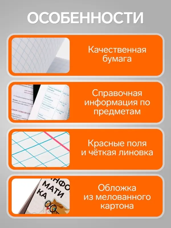 Предметная тетрадь по информатике Calligrata &laquo;Животные мемы&raquo;, 36 листов, в клетку, со справочным материалом, обложка из мелованной бумаги
