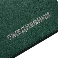 Ежедневник недатир А5 160л бумвинил, зеленый