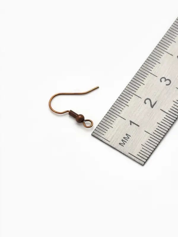 Швензы для сережек-крючки с бусиной (набор 5 пар), бронз Швензы для сережек-крючки с бусиной (набор 5 пар), бронз