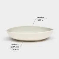 Набор тарелок Керамика ручной работы &laquo;Рестос&raquo;, 4 предмета, Иран, серый