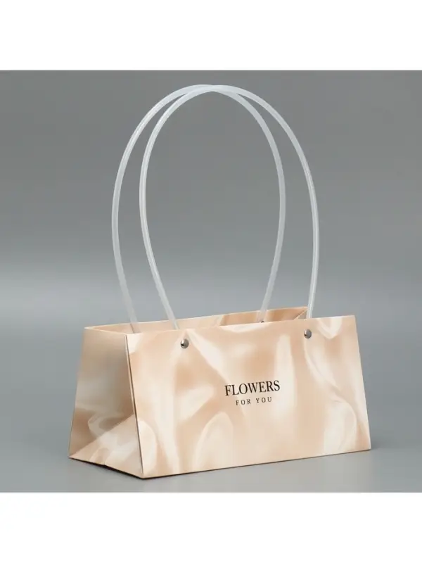 Пакет для цветов Gold Flower, 24&times;12&times;12 см