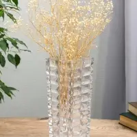 Ваза для цветов &laquo;Эдисон&raquo;, кубики, 29&times;12 см, стекло, прозрачная