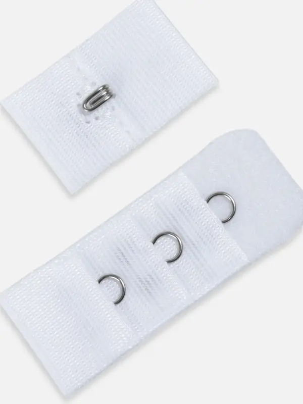 Застёжка для бюстгальтера, 3 ряда 1 крючок, 10 шт., белая