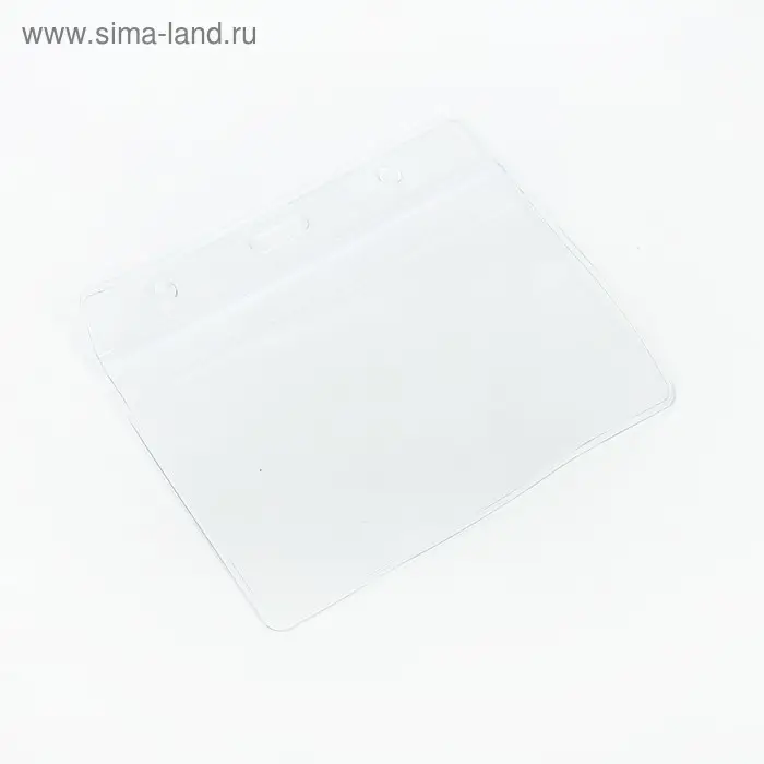 Бейдж - карман горизонтальный, внешний размер 110×90 мм, внутренний размер 105×60 мм, 25 мкр с защёлкой зип Бейдж - карман горизонтальный, внешний размер 110×90 мм, внутренний размер 105×60 мм, 25 мкр с защёлкой зип