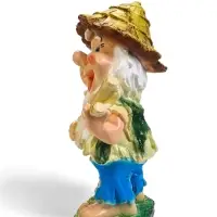 Садовая фигура из гипса &laquo;Гном-хулиган&raquo;, 39&times;17&times;23 см