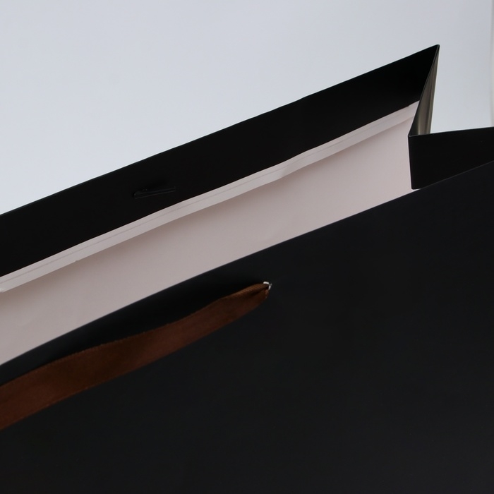 Пакет ламинированный горизонтальный "Черный", XXL  61 х 46 х 20 см