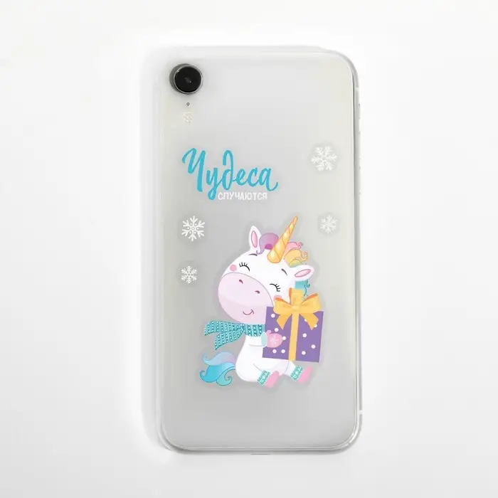 Наклейки на телефон «Единорожек», 8 х 14 см