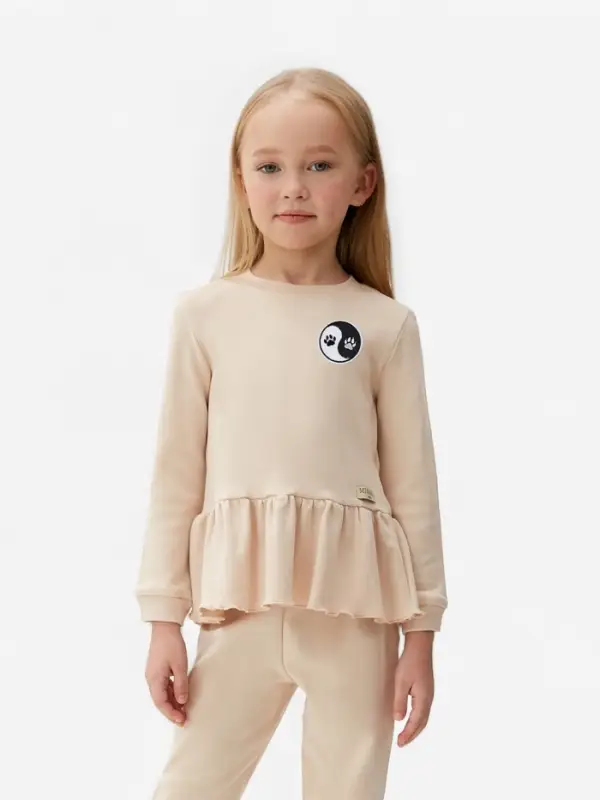 Термоаппликация «Инь-Ян», 6×6 см, чёрно-белая Термоаппликация «Инь-Ян», 6×6 см, чёрно-белая