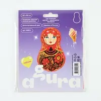 Воздушный шар фольгированный 32" &laquo;Матрёшка&raquo;, золотая роспись