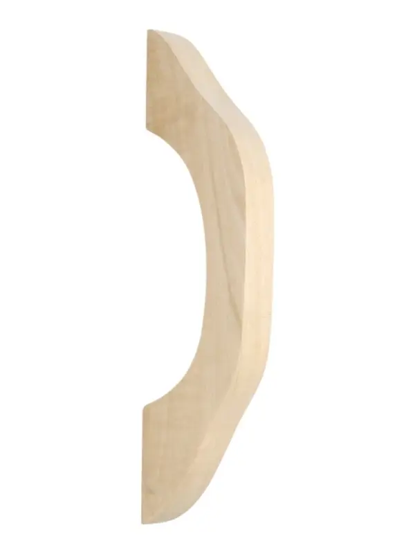 Дверная ручка из липы №7, 27,5х6,5х26 см