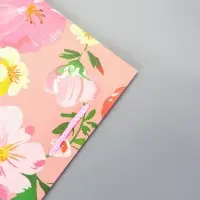 Пакет подарочный ламинированный &laquo;Цветочное счастье&raquo; 18&times;22.3&times;10 см