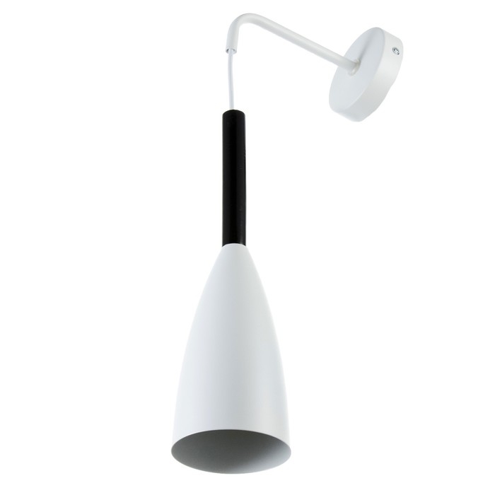 Бра Бра "Капля" Е27 40Вт белый 10х10х35-135см