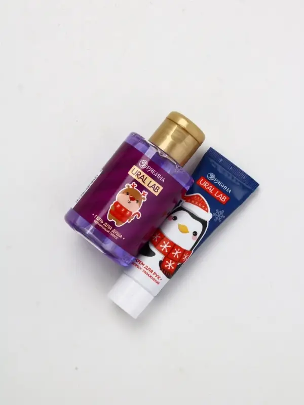 URAL LAB Набор "Счастья до небес", гель для душа 110 мл и крем для рук 30 мл