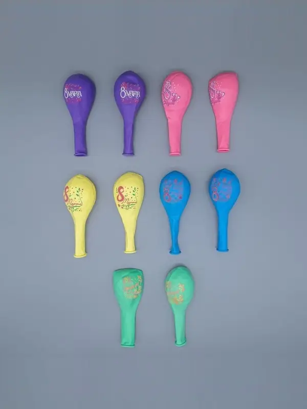 Воздушный шар латексный 12 Воздушный шар латексный 12" «Праздник 8 Марта», 25 шт.