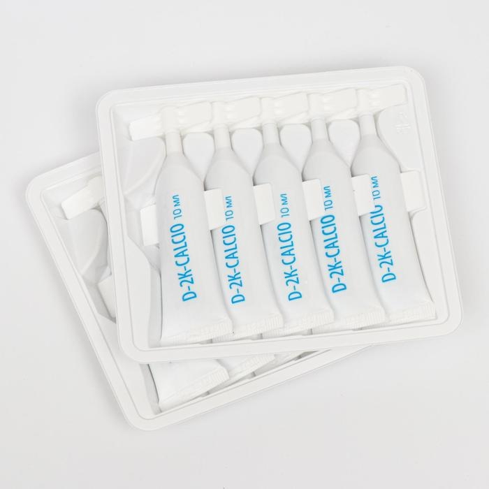 Монодозы ValuLav D-2K-CALCIO, натуральные витамины D3, K1, K3 и кальций, укрепление иммунитета, костной ткани, сердца и сосудов, 10 шт. по 10 мл Монодозы ValuLav D-2K-CALCIO, натуральные витамины D3, K1, K3 и кальций, укрепление иммунитета, костной ткани, сердца и сосудов, 10 шт. по 10 мл