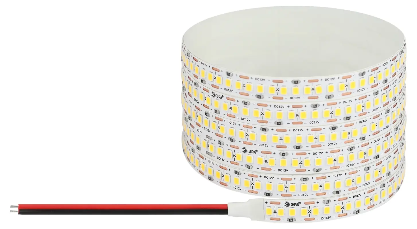 Лента светодиодная 19,2Вт/м 12В 4000К IP20 240LED/м LS2835-19,2-240-12-4000K-IP20-1 year-5m