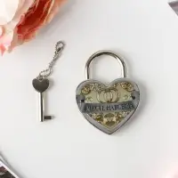 Замок свадебный с ключом &laquo;Вместе навсегда&raquo;.