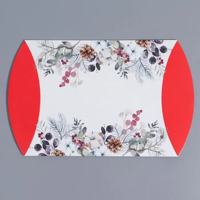 Коробка новогодняя складная фигурная «Акварель», 26 х 19 х 4 см, Новый год Коробка новогодняя складная фигурная «Акварель», 26 х 19 х 4 см, Новый год