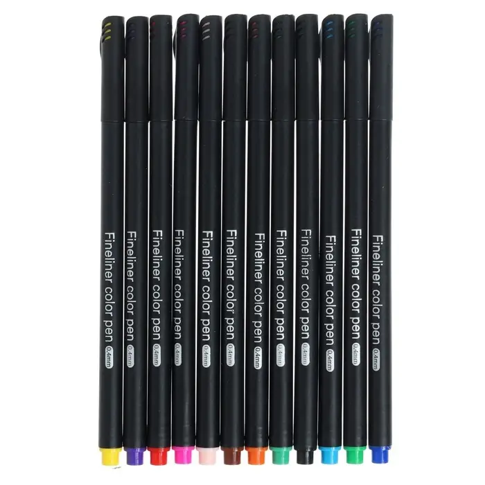 Набор маркеров профессиональных, 12 цветов, узел 0.4 мм