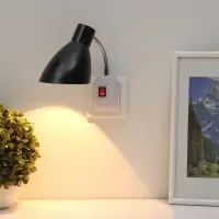 Бра в розетку &laquo;Классика&raquo; 1&times;10 Вт Е27 черный 10&times;14.5&times;25 см