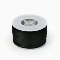 Шнур атласный на бобине 2мм ,50 метров, цвет чёрный Шнур атласный на бобине 2мм ,50 метров, цвет чёрный