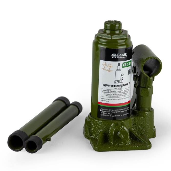 Домкрат гидравлический Домкрат гидравлический "БелАК" ECO БАК.70012, подъем/подхват 285/145 мм, 3 т