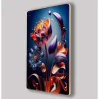 Картина акрил &laquo;Цветы абстракция&raquo;, 60&times;39.5 см