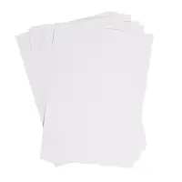 Картон белый А4 Calligrata, 8 листов, мелованный, 230-240г/м², картонная обложка, в папке