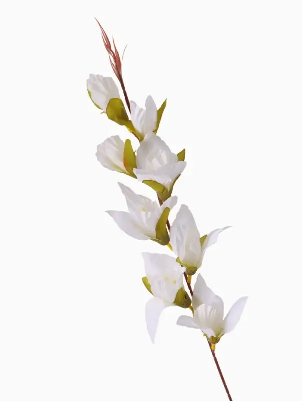 Цветы искусственные &laquo;Наперстянка&raquo;, h=63 см, белые