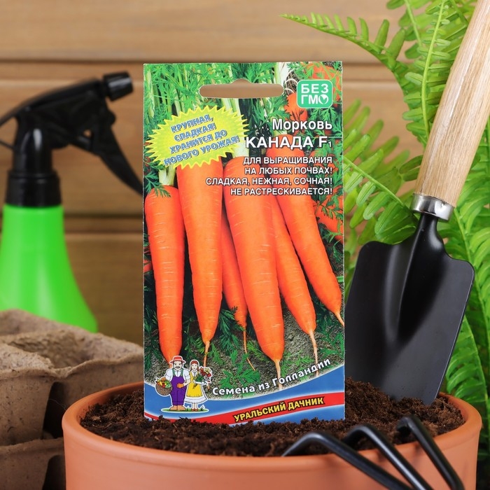 Семена Морковь Семена Морковь "Канада", F1, 0.2 г, 150шт.