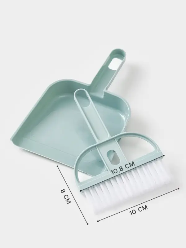 Набор для уборки мини: совок, щётка, 19&times;12 см